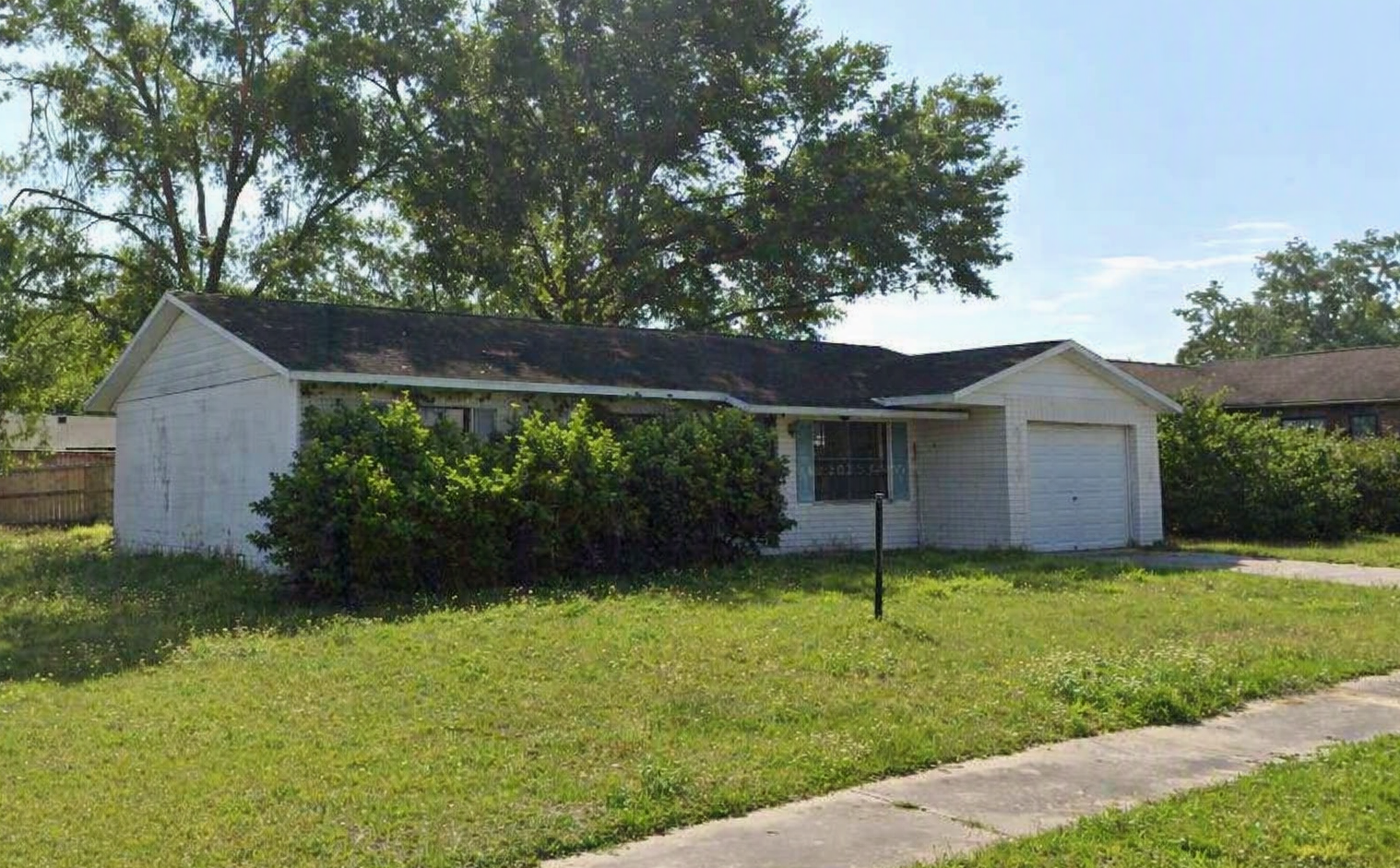Before: distressed Tampa Bay property, transformation 3