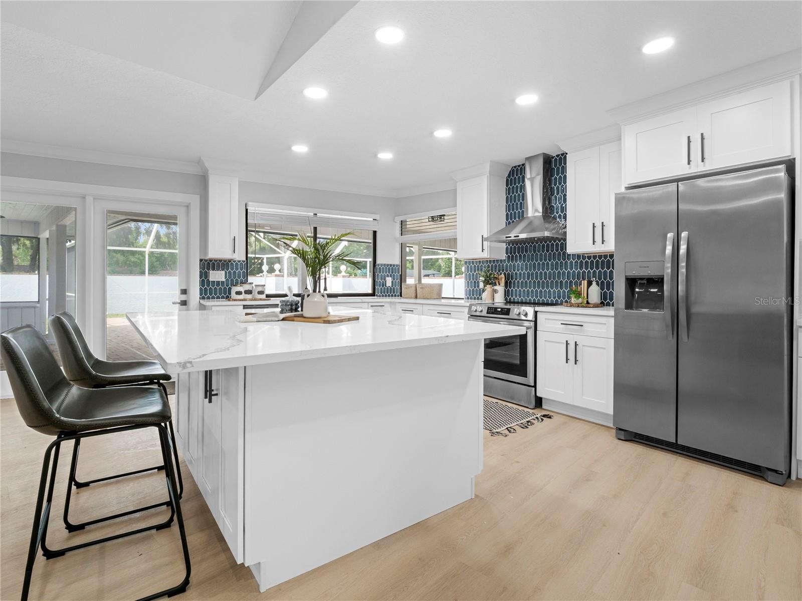 After: renovated Tampa Bay home, Kitchen transformation